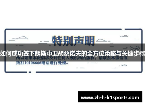 如何成功签下朗斯中卫胡桑诺夫的全方位策略与关键步骤